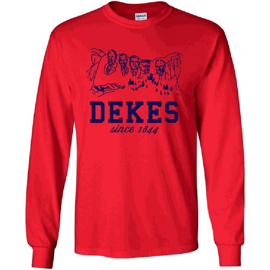 imageDelta Kappa Epsilon DKE Logo Long Sleeve TeeRed