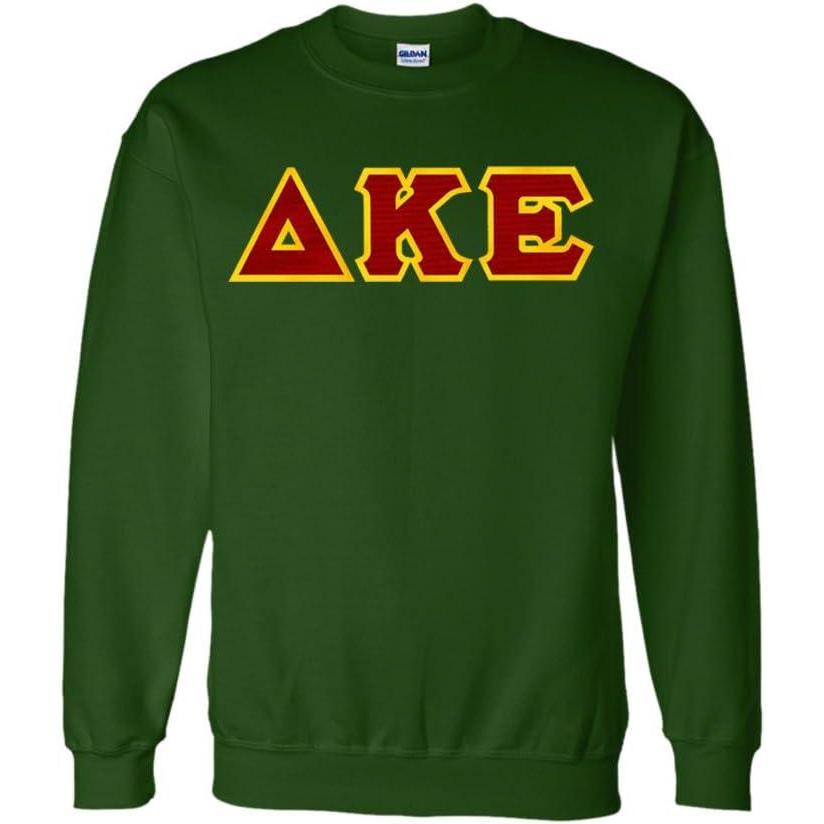 imageDelta Kappa Epsilon Lettered CrewneckForest Green
