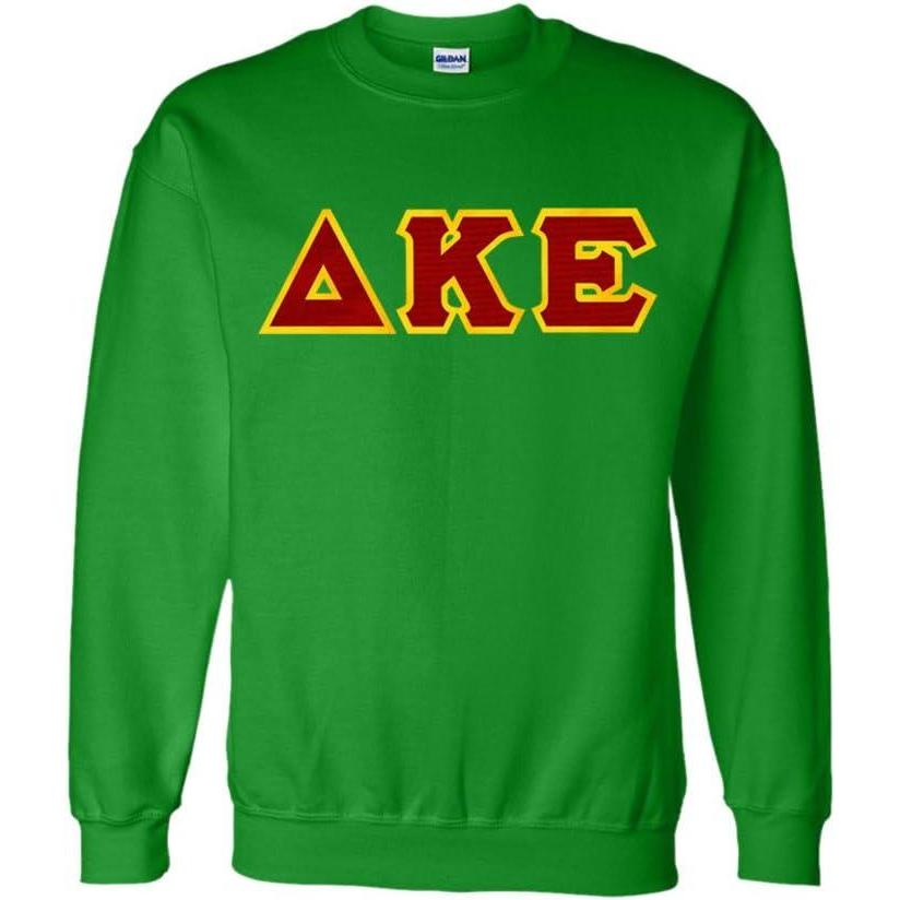 imageDelta Kappa Epsilon Lettered CrewneckIrish Green