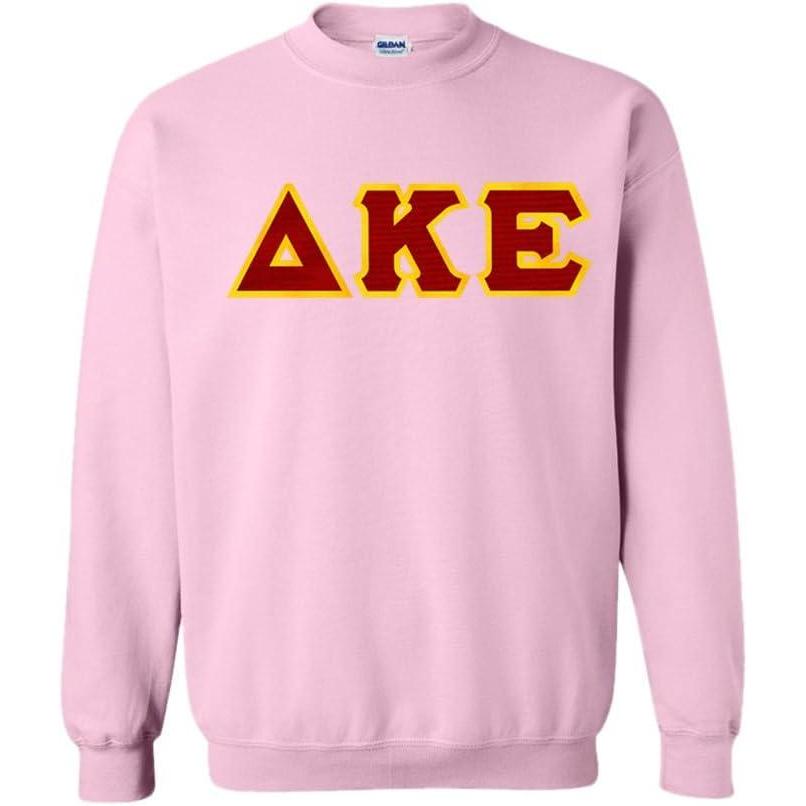 imageDelta Kappa Epsilon Lettered CrewneckLight Pink