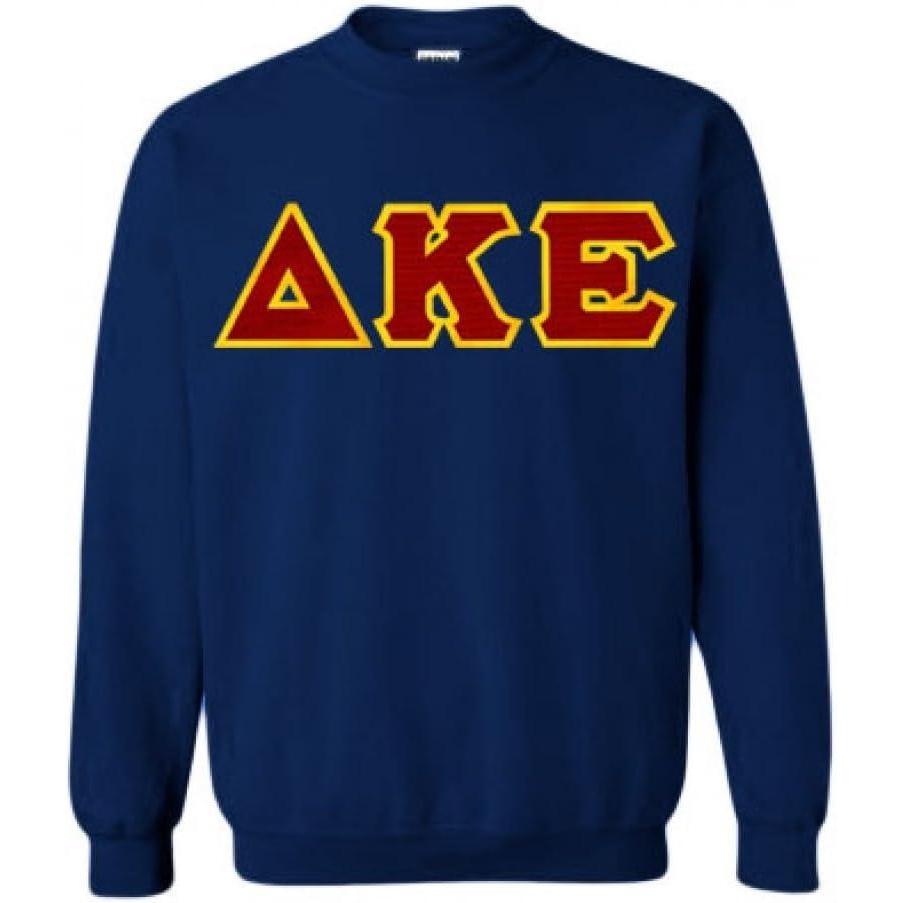 imageDelta Kappa Epsilon Lettered CrewneckNavy Blue