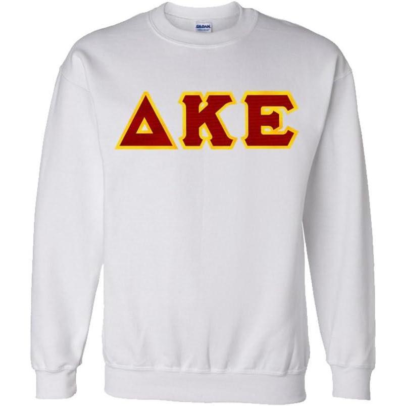 imageDelta Kappa Epsilon Lettered CrewneckWhite