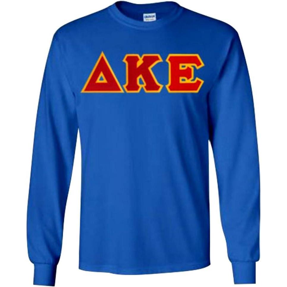 imageDelta Kappa Epsilon Lettered Long SleeveRoyal Blue