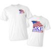 Delta Kappa Epsilon DKE Patriot Limited Edition Tee(White)