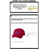 Personalized Delta Kappa Epsilon DKE Greek Line Hat(Red)