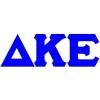 Delta Kappa Epsilon DKE Big Greek Letter Window Sticker Decal 4 Inches Royal Blue(Royal Blue)