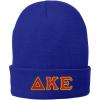 Delta Kappa Epsilon DKE Big Greek Lettered Knit Cap(Athletic Royal)