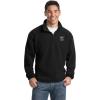 Delta Kappa Epsilon DKE Emblem 1/4 Zip Pullover(Black)