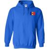Delta Kappa Epsilon DKE Flag Patch Hooded Sweatshirt(Royal Blue)