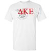 Delta Kappa Epsilon DKE Greek Crest T-Shirt(Light Grey)