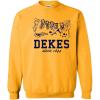 Delta Kappa Epsilon DKE Logo Crewneck Sweatshirt(Gold)