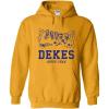 Delta Kappa Epsilon DKE Logo Hooded Sweatshirt(Gold)