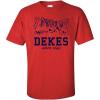 Delta Kappa Epsilon DKE Logo Short Sleeve Tee(Red)