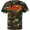 Delta Kappa Epsilon Lettered Camouflage T-Shirt(Camouflage)