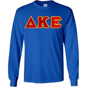 Delta Kappa Epsilon Lettered Long Sleeve(Royal Blue)