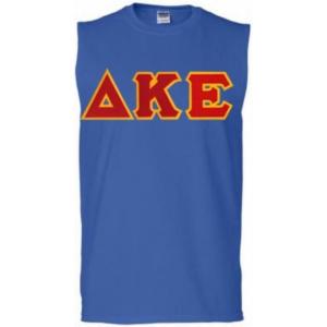 Delta Kappa Epsilon Lettered Sleeveless Tee(Royal Blue)