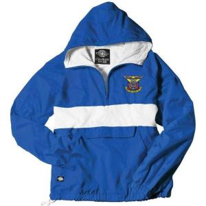 Greekgear Delta Kappa Epsilon DKE Anorak(Royal Blue/White)