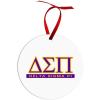 Delta Sigma Pi Classic Circle Ornaments