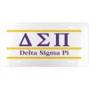 Delta Sigma Pi Lettered Lines License Covers