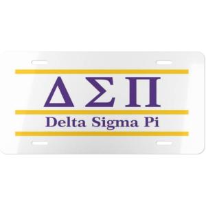 Delta Sigma Pi Lettered Lines License Covers