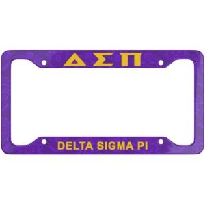 Delta Sigma Pi Year License Plate Frames
