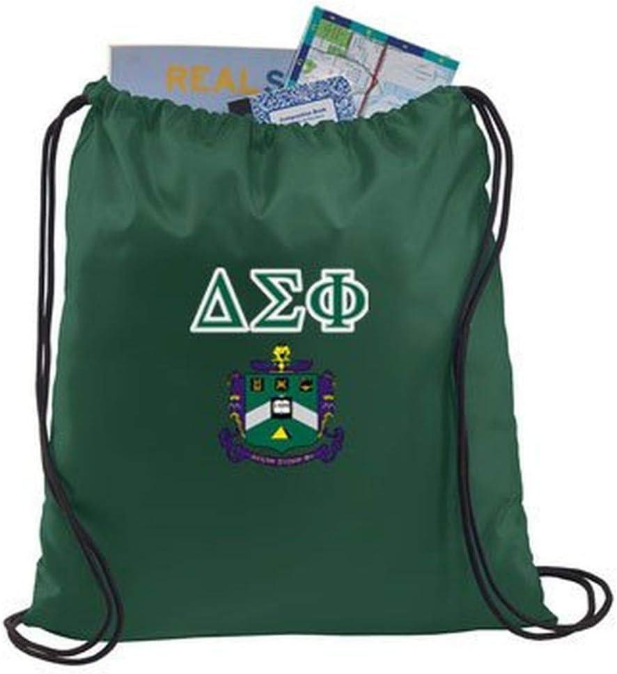 imageGreekgear Delta Sigma Phi Crest Shield Cinch Sack