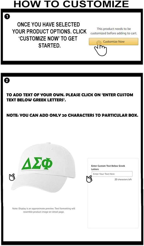 imagePersonalized Delta Sigma Phi Greek Line HatWhite