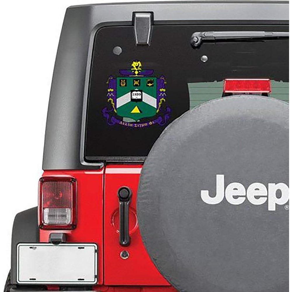 imageDelta Sigma Phi Large Greek Color Crest Decal Up to 12 Inch Tall