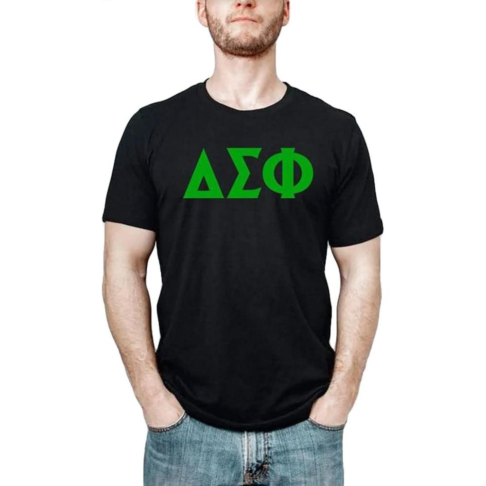 imageDelta Sigma Phi Letter TeeBlack