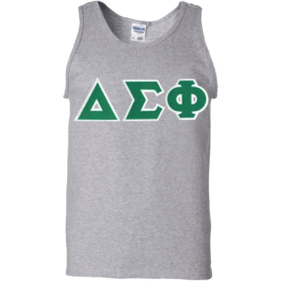 imageDelta Sigma Phi Lettered Tank TopSports Grey
