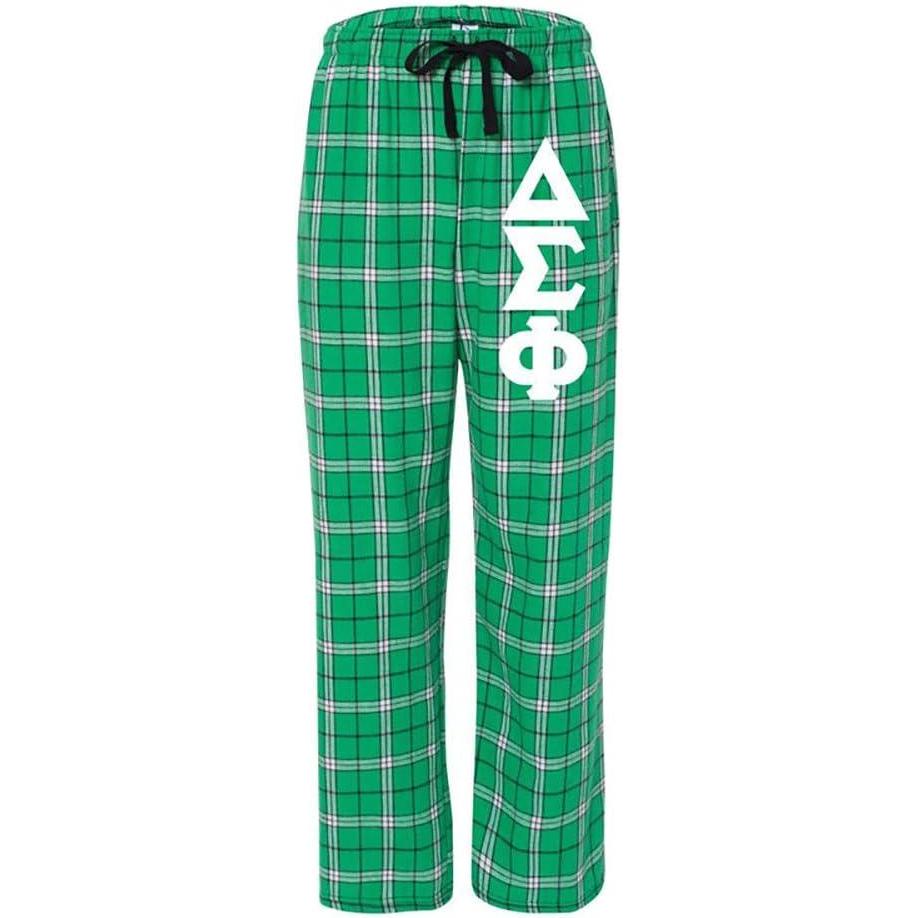 imageDelta Sigma Phi Pajamas Flannel PantKelly Green