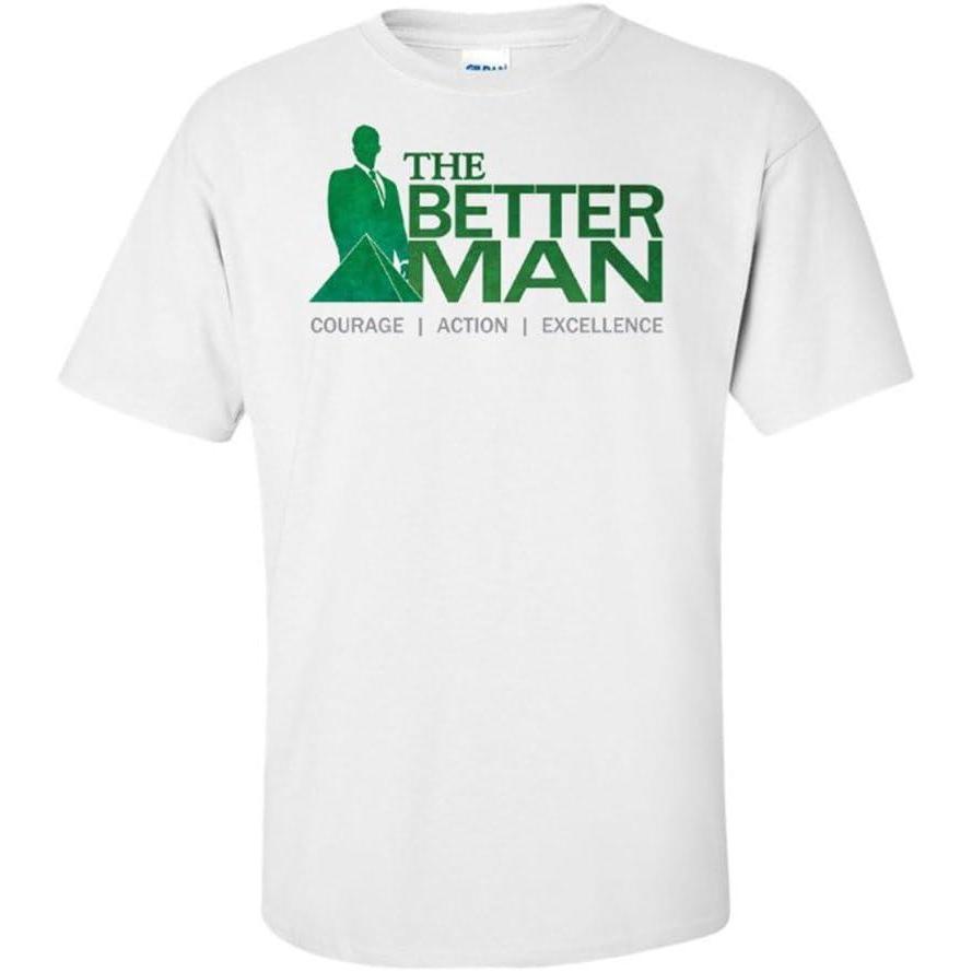 imageDelta Sigma Phi The Better Man Short Sleeve TeeLight Grey