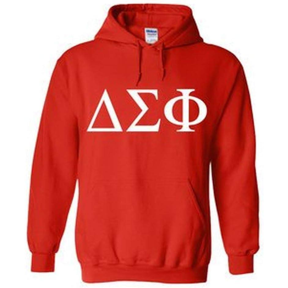 imageDelta Sigma Phi World Famous Greek Hoodie Red with White ImprintRed