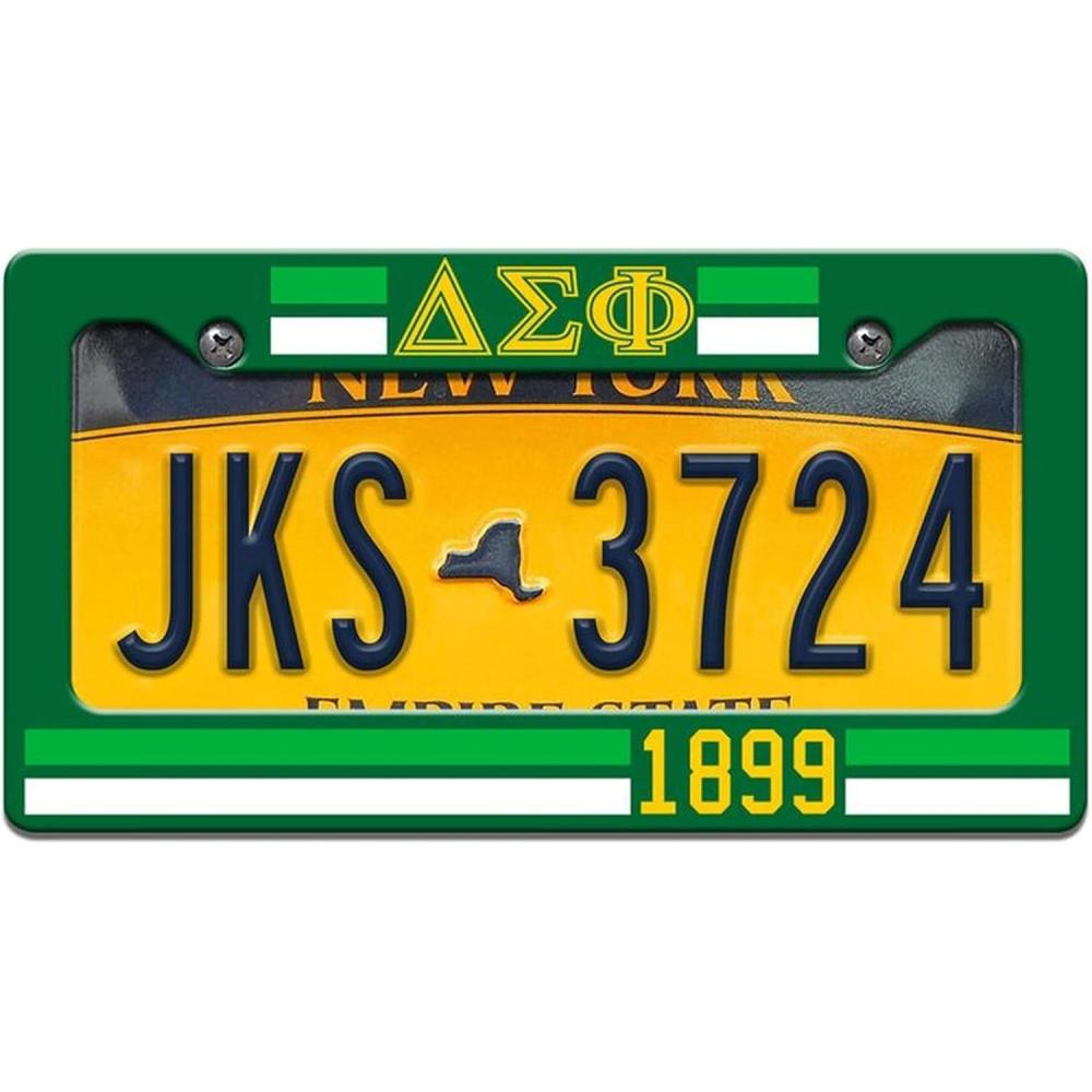 imageDelta Sigma Phi Year License Plate Frame