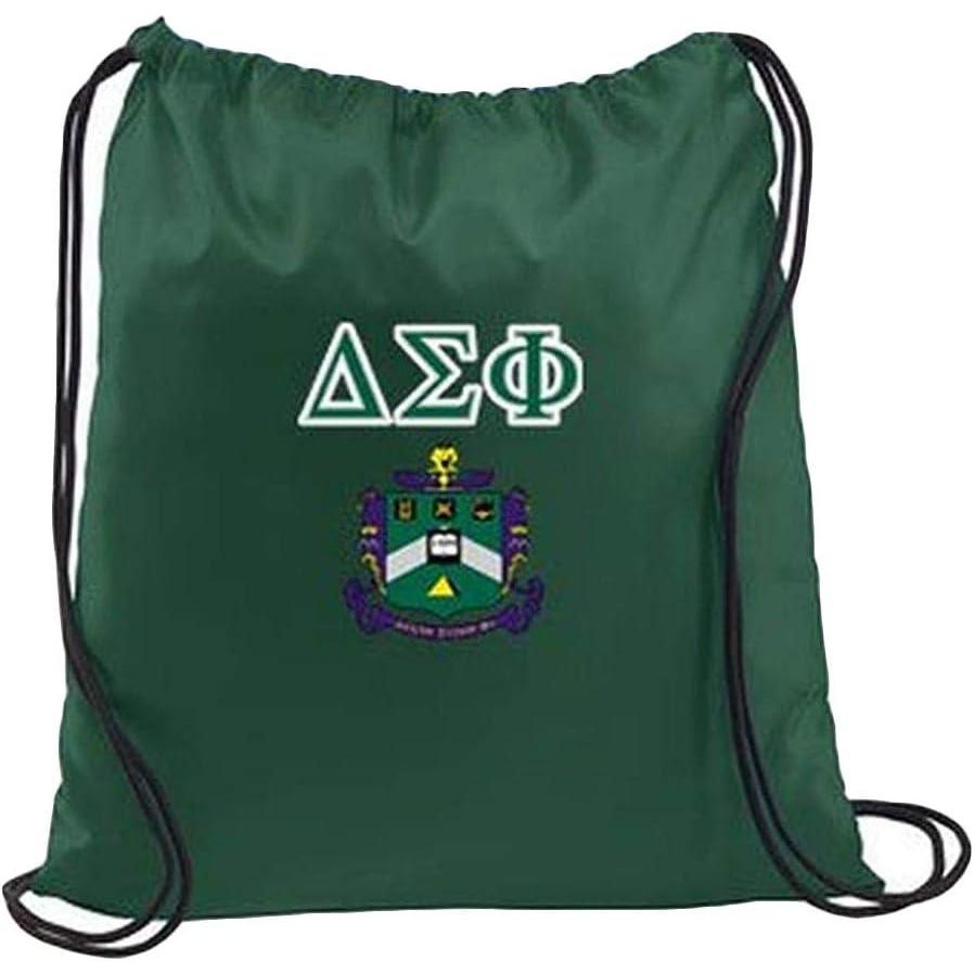 imageGreekgear Delta Sigma Phi Crest Shield Cinch Sack