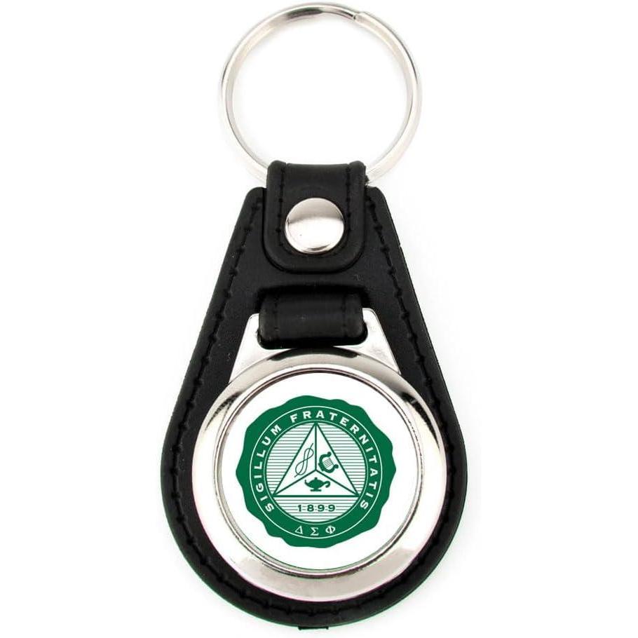 imageGreekgear Delta Sigma Phi Leatherette Teardrop Key Chain