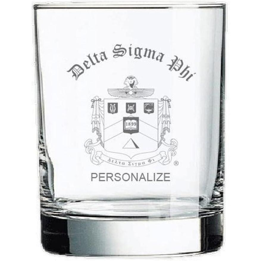 imageGreekgear Delta Sigma Phi Old Style Glass Transparent