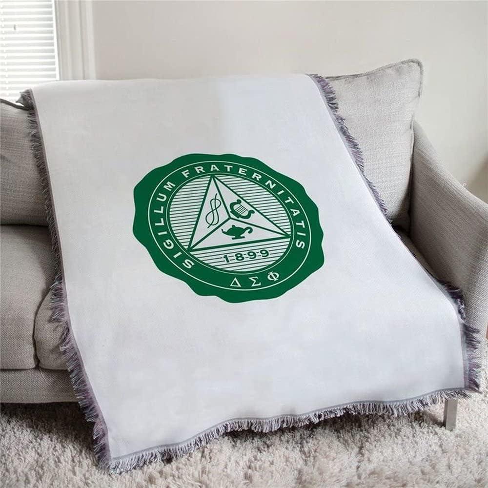 imageGreekgear Delta Sigma Phi Seal Afghan Blanket Throw