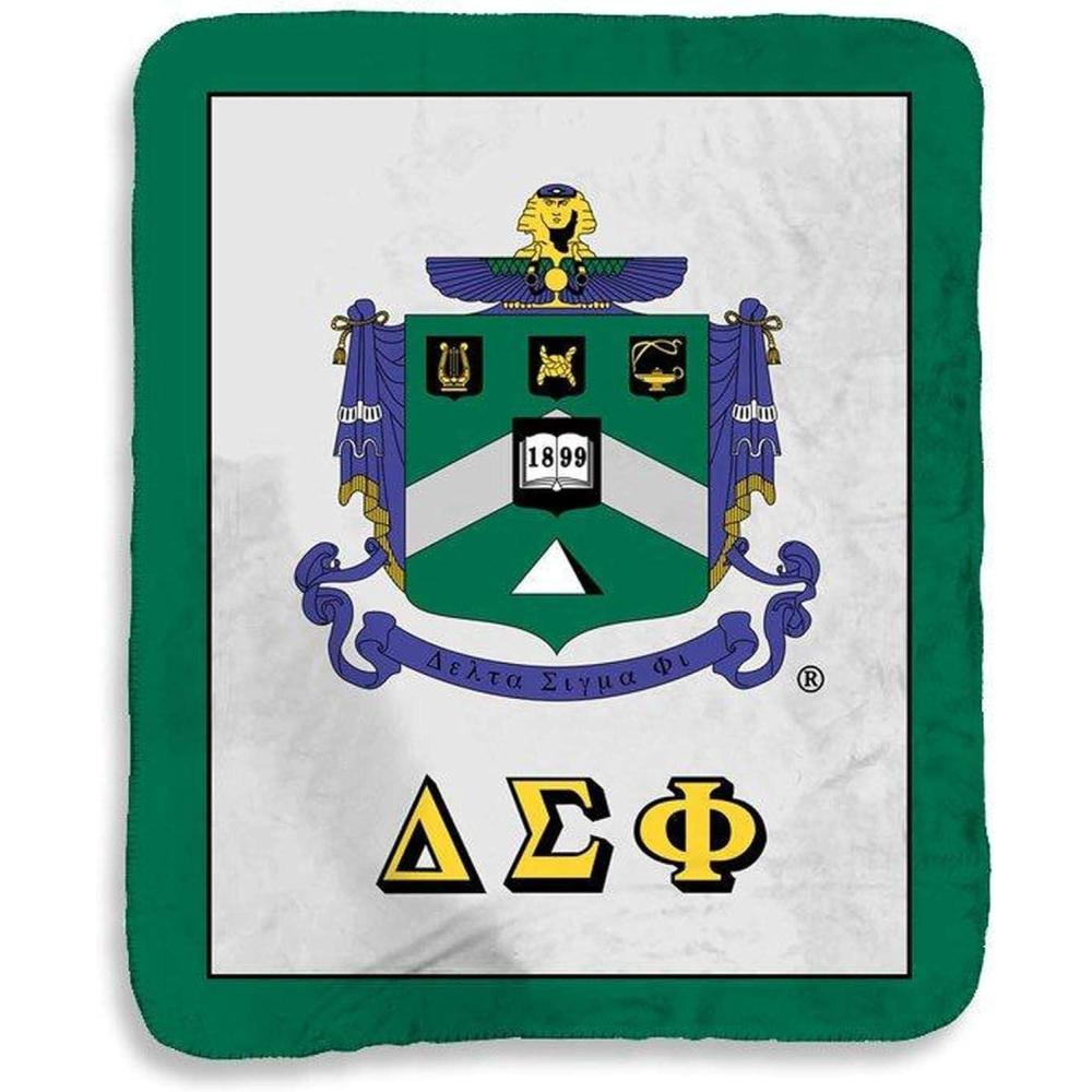 imageGreekgear Delta Sigma Phi Sherpa Lap Blanket