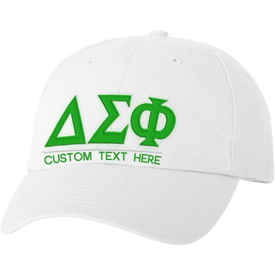 imagePersonalized Delta Sigma Phi Greek Line HatWhite