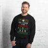 Delta Sigma Phi All I Want For Christmas Crewneck(Black)