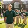 Delta Sigma Phi Emblem Polo(Dark Forest Green)