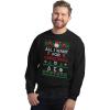 Delta Sigma Phi All I Want For Christmas Crewneck(Black)