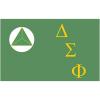Delta Sigma Phi Flag Decal Sticker