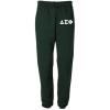 Delta Sigma Phi Greek Lettered Thigh Sweatpants(Forest Green)
