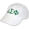 Delta Sigma Phi Letter Hat(White)