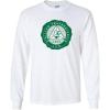 Delta Sigma Phi Seal Long Sleeve Tee(White)