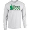 Delta Sigma Phi The Better Man Long Sleeve Tee(Light Grey)