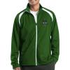 Delta Sigma Phi Track Jacket(Forest Green/White)