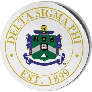 Delta Sigma Phi Circle Crest – Shield Decal